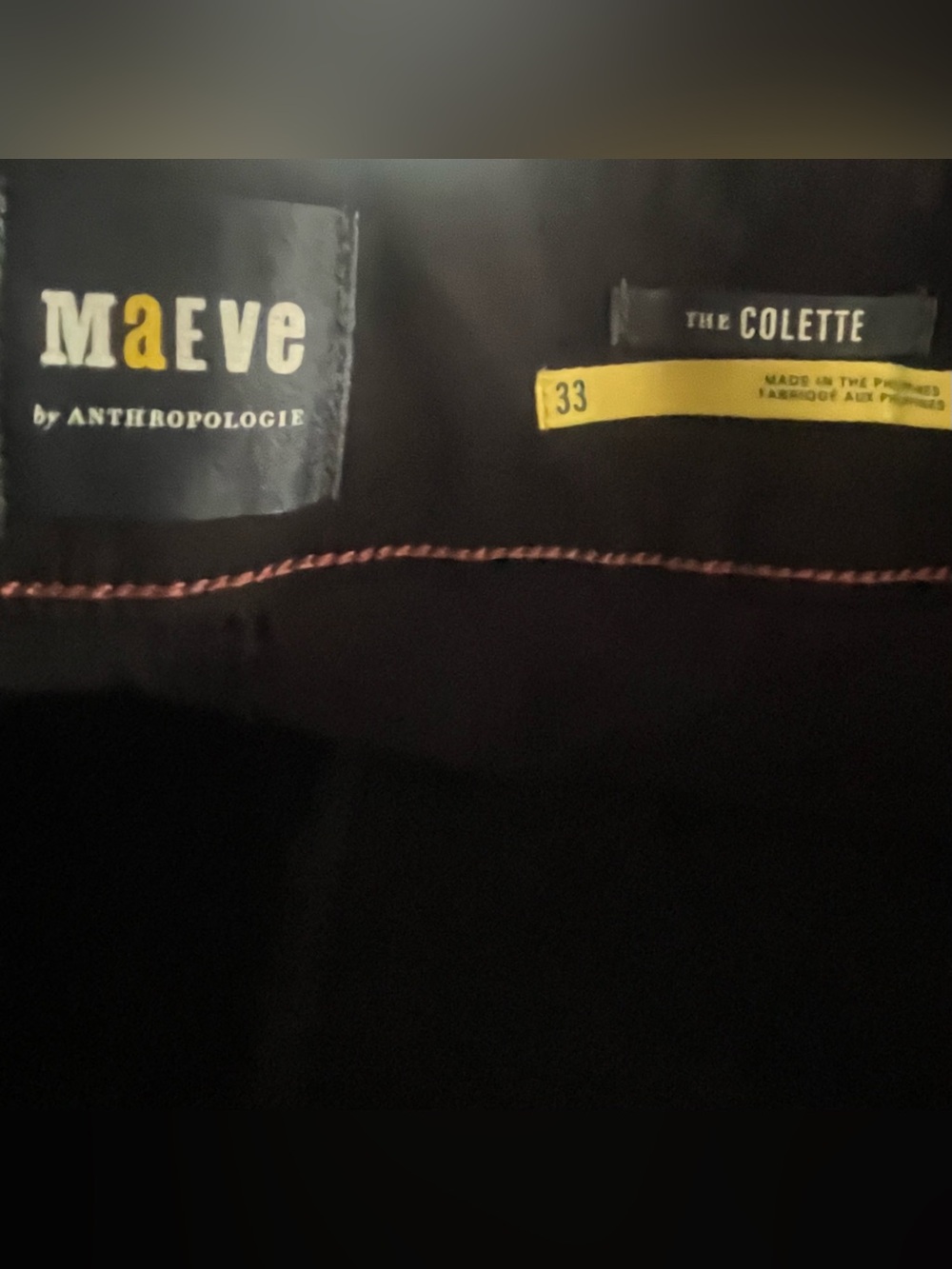 Maeve Colette Black Wide-Leg Cropped Pants - Picture 3 of 7